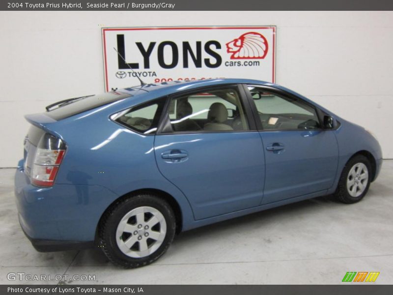 Seaside Pearl / Burgundy/Gray 2004 Toyota Prius Hybrid