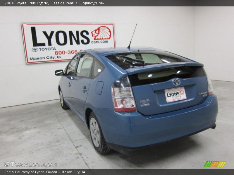 Seaside Pearl / Burgundy/Gray 2004 Toyota Prius Hybrid