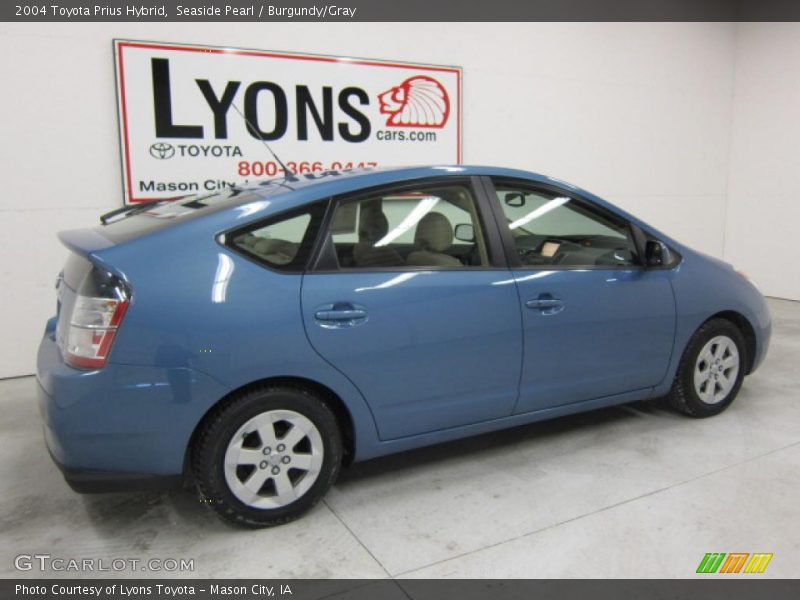 Seaside Pearl / Burgundy/Gray 2004 Toyota Prius Hybrid