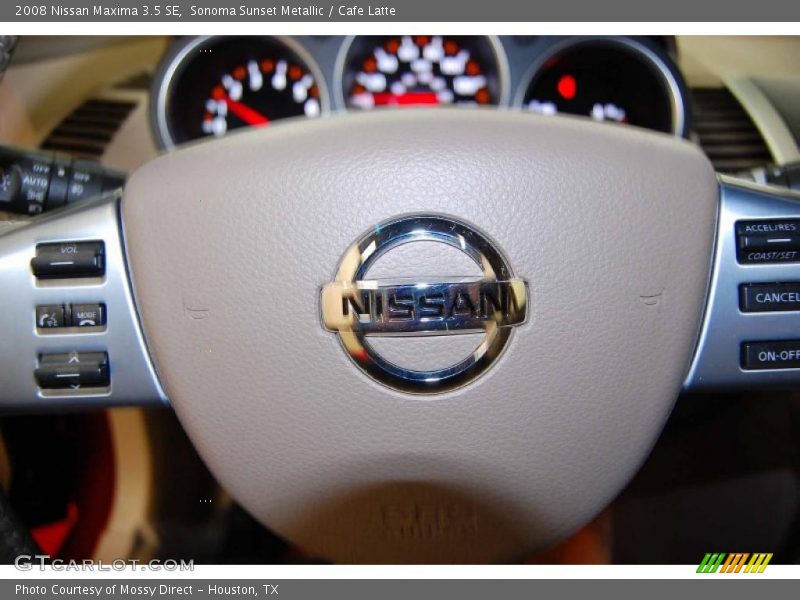 Sonoma Sunset Metallic / Cafe Latte 2008 Nissan Maxima 3.5 SE