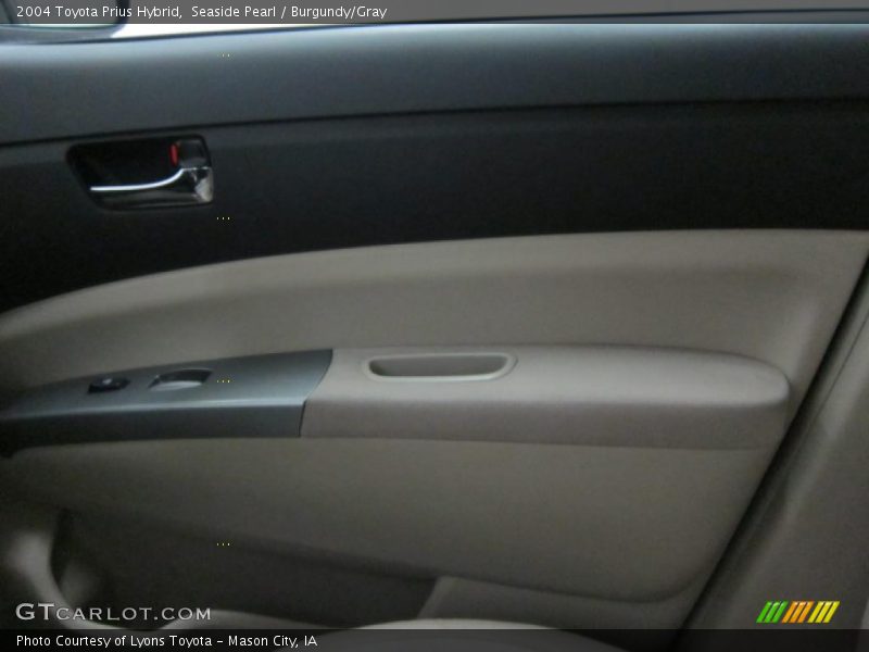 Seaside Pearl / Burgundy/Gray 2004 Toyota Prius Hybrid