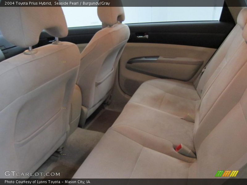 Seaside Pearl / Burgundy/Gray 2004 Toyota Prius Hybrid