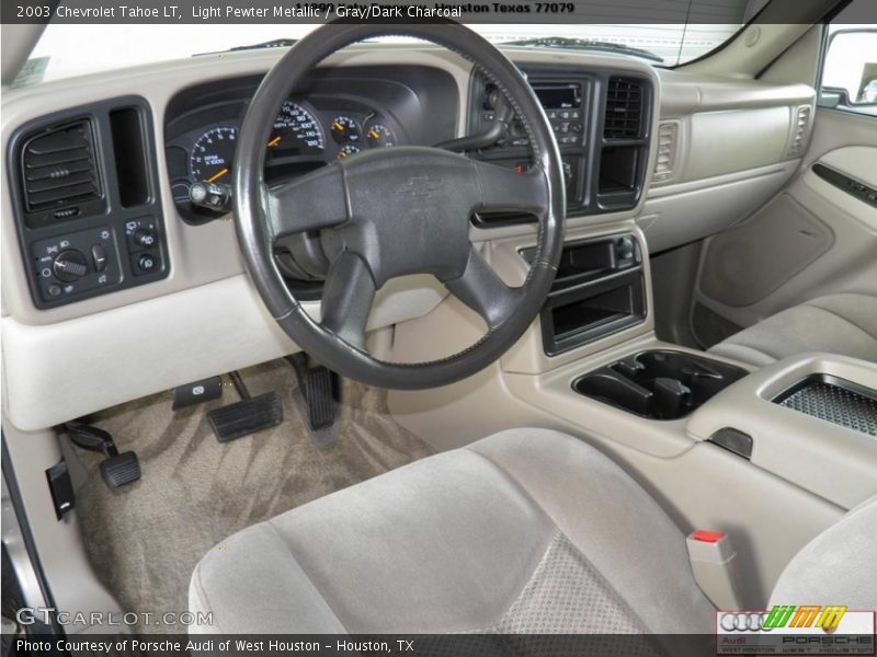 Light Pewter Metallic / Gray/Dark Charcoal 2003 Chevrolet Tahoe LT
