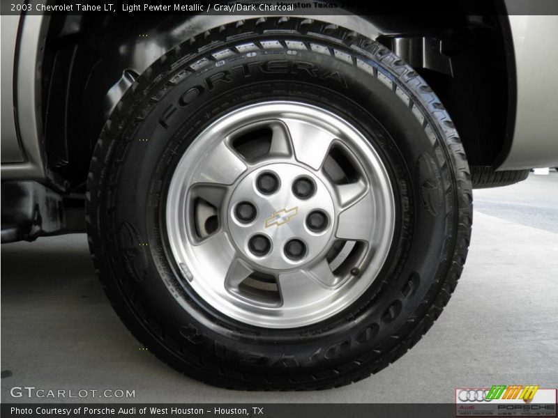 Light Pewter Metallic / Gray/Dark Charcoal 2003 Chevrolet Tahoe LT