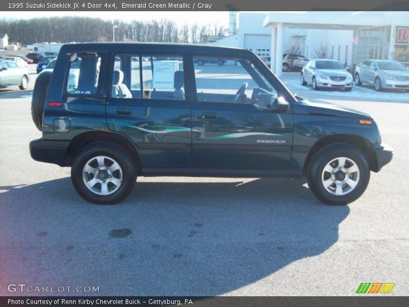 Emerald Green Metallic / Gray 1995 Suzuki Sidekick JX 4 Door 4x4