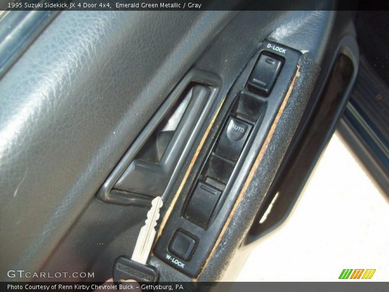 Emerald Green Metallic / Gray 1995 Suzuki Sidekick JX 4 Door 4x4