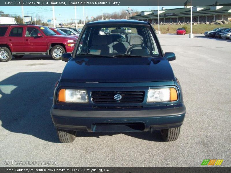 Emerald Green Metallic / Gray 1995 Suzuki Sidekick JX 4 Door 4x4