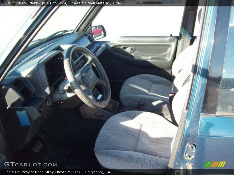 Emerald Green Metallic / Gray 1995 Suzuki Sidekick JX 4 Door 4x4