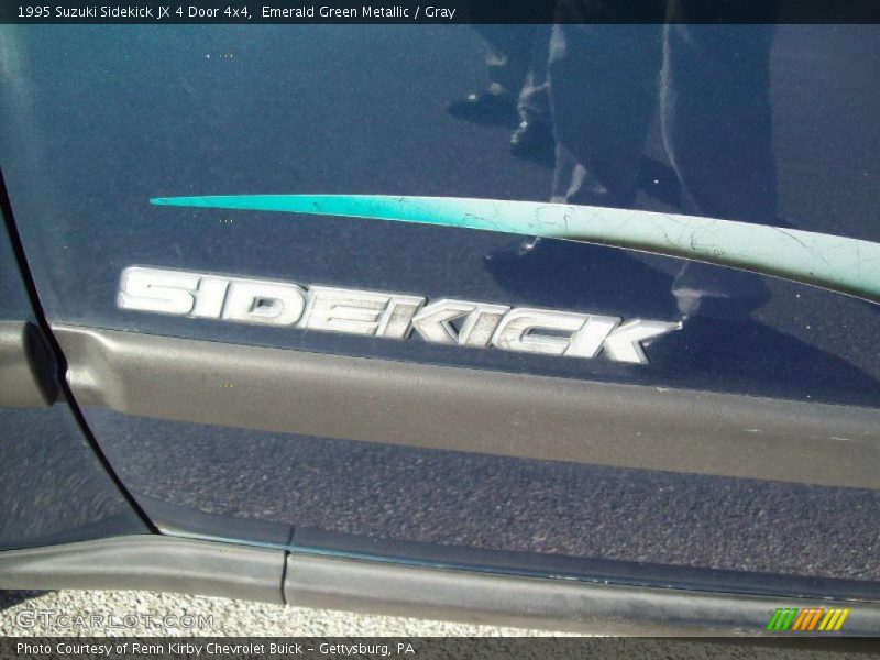 Emerald Green Metallic / Gray 1995 Suzuki Sidekick JX 4 Door 4x4