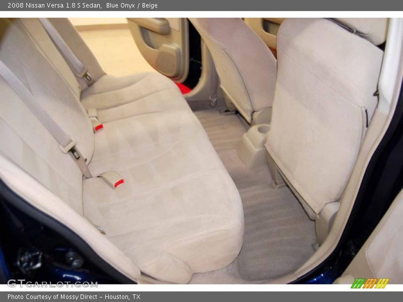 Blue Onyx / Beige 2008 Nissan Versa 1.8 S Sedan