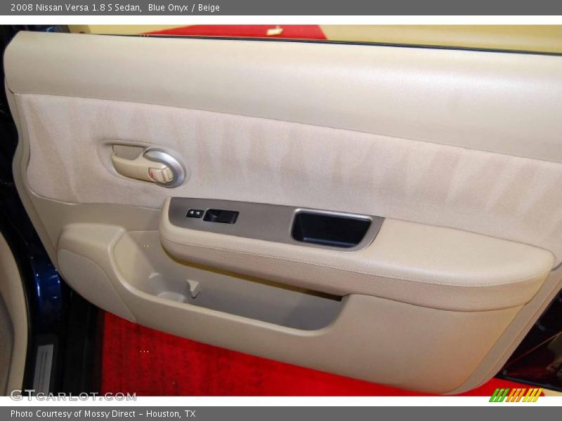 Blue Onyx / Beige 2008 Nissan Versa 1.8 S Sedan