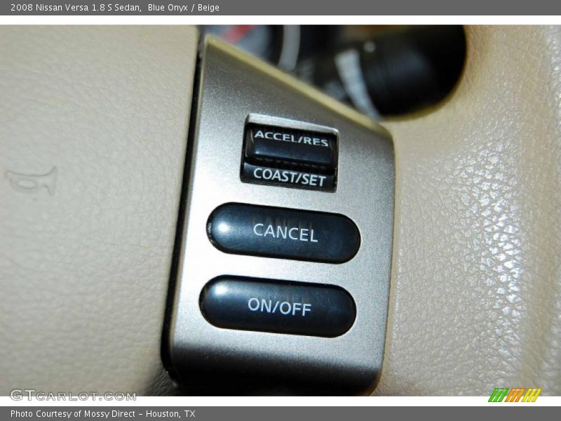 Blue Onyx / Beige 2008 Nissan Versa 1.8 S Sedan