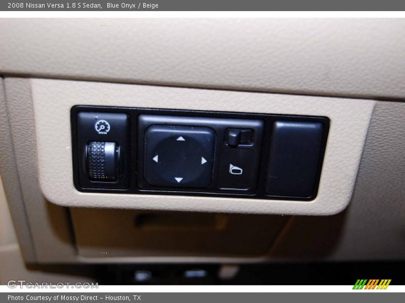 Blue Onyx / Beige 2008 Nissan Versa 1.8 S Sedan