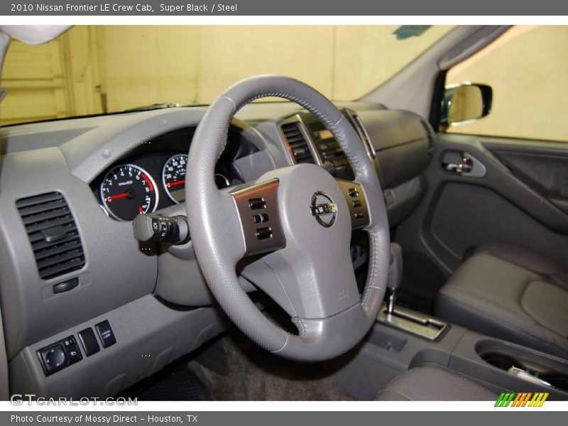 Super Black / Steel 2010 Nissan Frontier LE Crew Cab