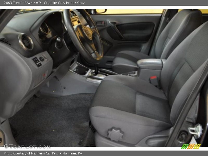 Graphite Gray Pearl / Gray 2003 Toyota RAV4 4WD