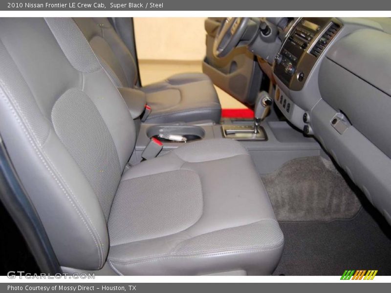 Super Black / Steel 2010 Nissan Frontier LE Crew Cab