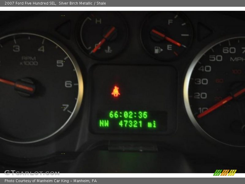 Silver Birch Metallic / Shale 2007 Ford Five Hundred SEL