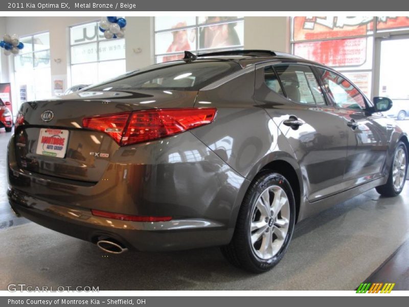 Metal Bronze / Beige 2011 Kia Optima EX