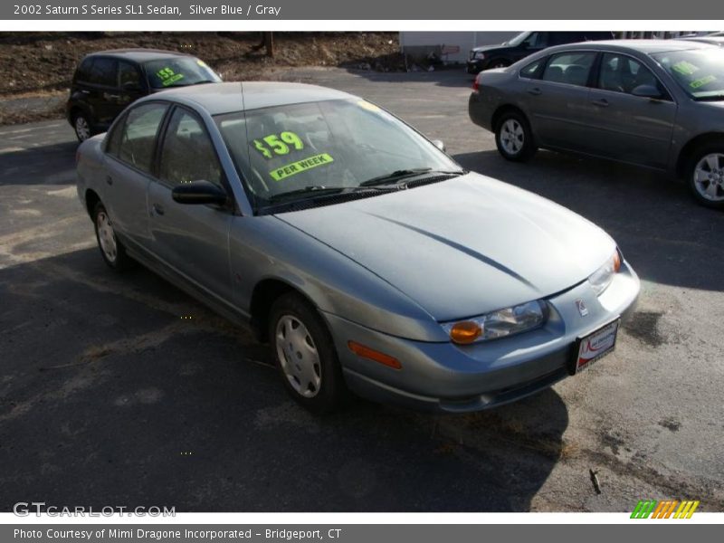 Silver Blue / Gray 2002 Saturn S Series SL1 Sedan