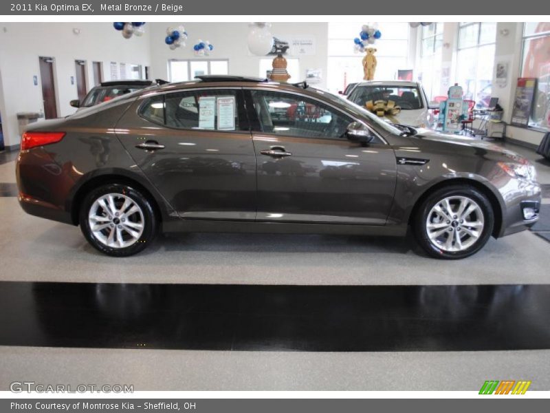 Metal Bronze / Beige 2011 Kia Optima EX