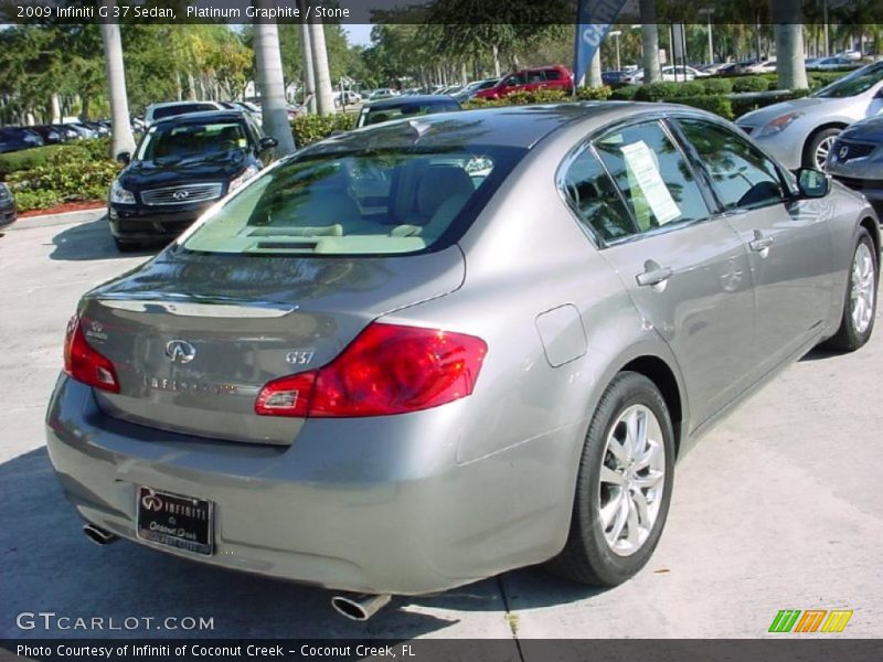 Platinum Graphite / Stone 2009 Infiniti G 37 Sedan