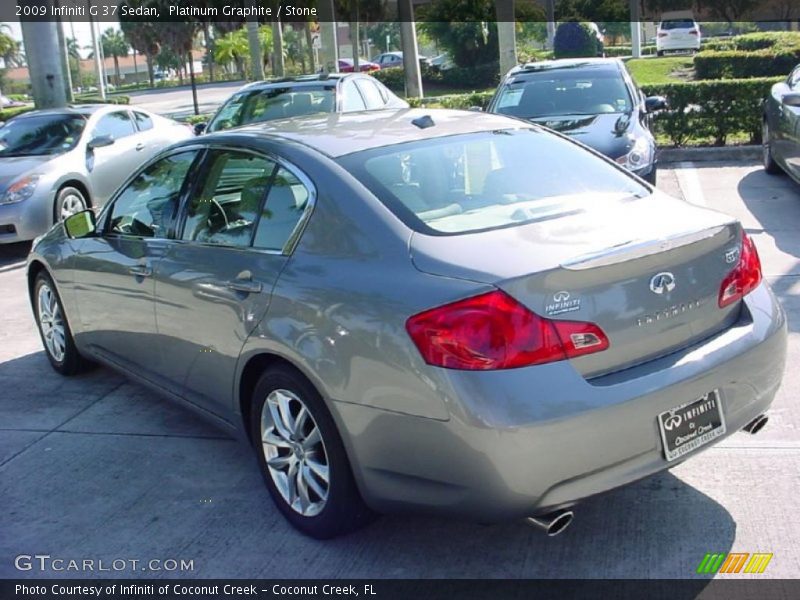 Platinum Graphite / Stone 2009 Infiniti G 37 Sedan