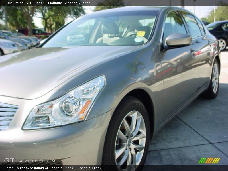 Platinum Graphite / Stone 2009 Infiniti G 37 Sedan