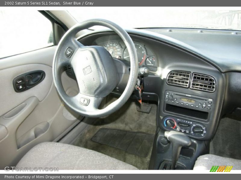 Silver Blue / Gray 2002 Saturn S Series SL1 Sedan