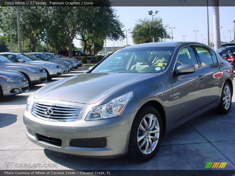 Platinum Graphite / Stone 2009 Infiniti G 37 Sedan