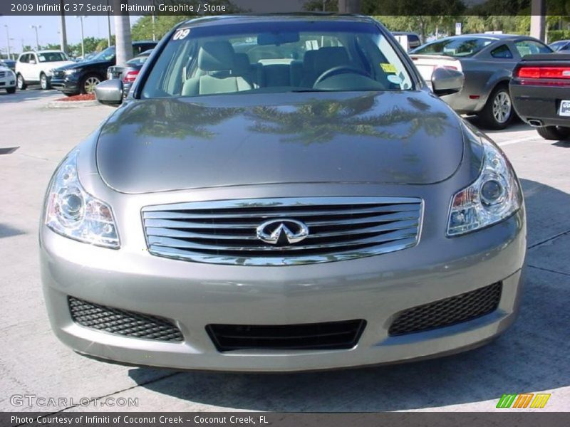Platinum Graphite / Stone 2009 Infiniti G 37 Sedan