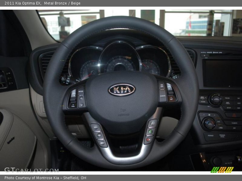 Metal Bronze / Beige 2011 Kia Optima EX