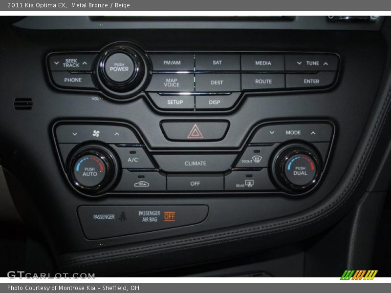 Metal Bronze / Beige 2011 Kia Optima EX