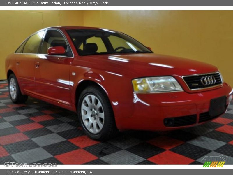 Tornado Red / Onyx Black 1999 Audi A6 2.8 quattro Sedan