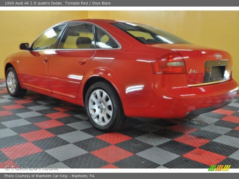 Tornado Red / Onyx Black 1999 Audi A6 2.8 quattro Sedan