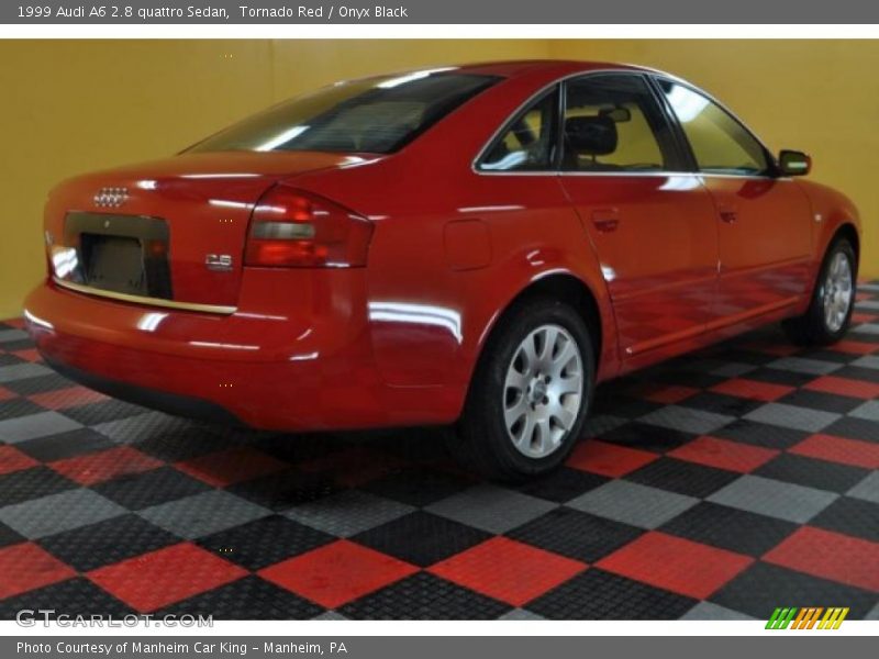 Tornado Red / Onyx Black 1999 Audi A6 2.8 quattro Sedan
