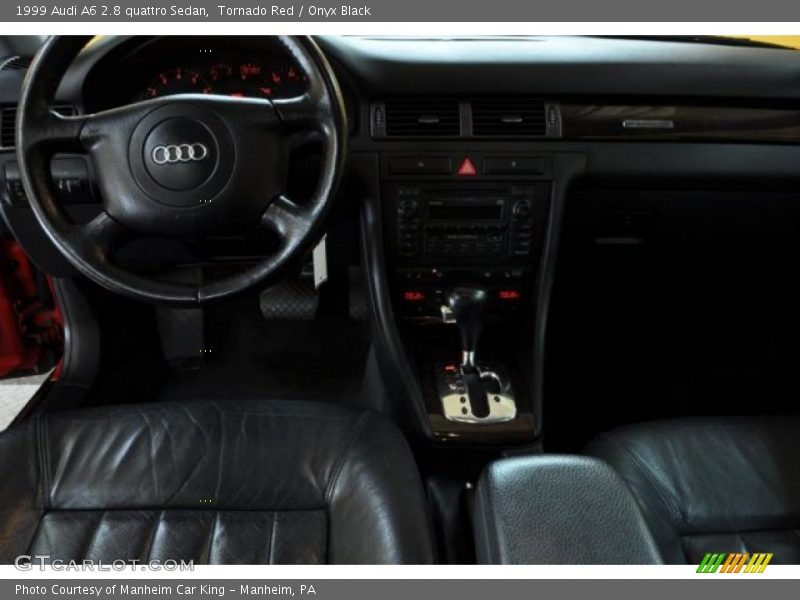 Tornado Red / Onyx Black 1999 Audi A6 2.8 quattro Sedan