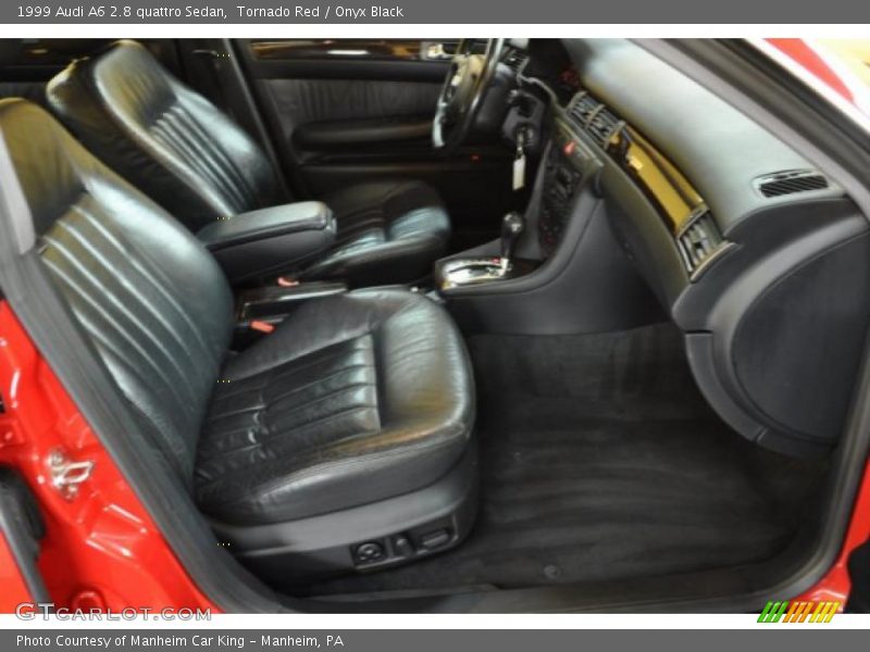 Tornado Red / Onyx Black 1999 Audi A6 2.8 quattro Sedan
