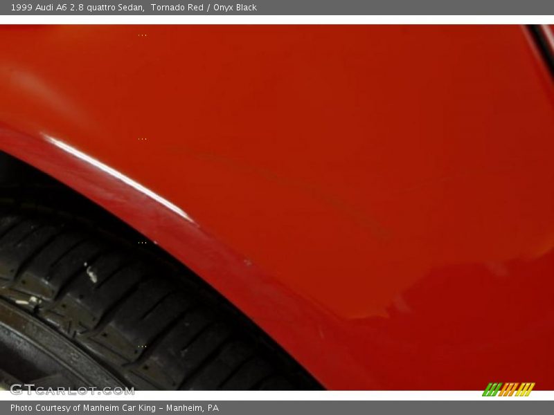 Tornado Red / Onyx Black 1999 Audi A6 2.8 quattro Sedan
