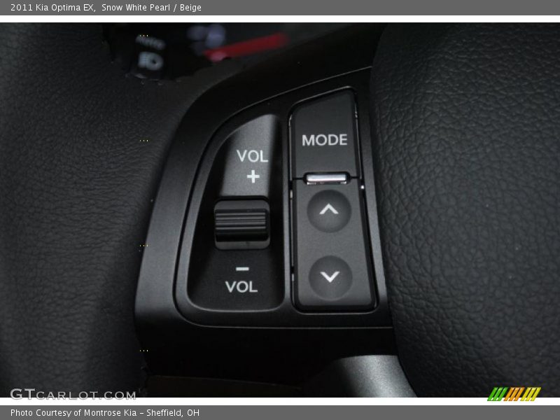 Snow White Pearl / Beige 2011 Kia Optima EX