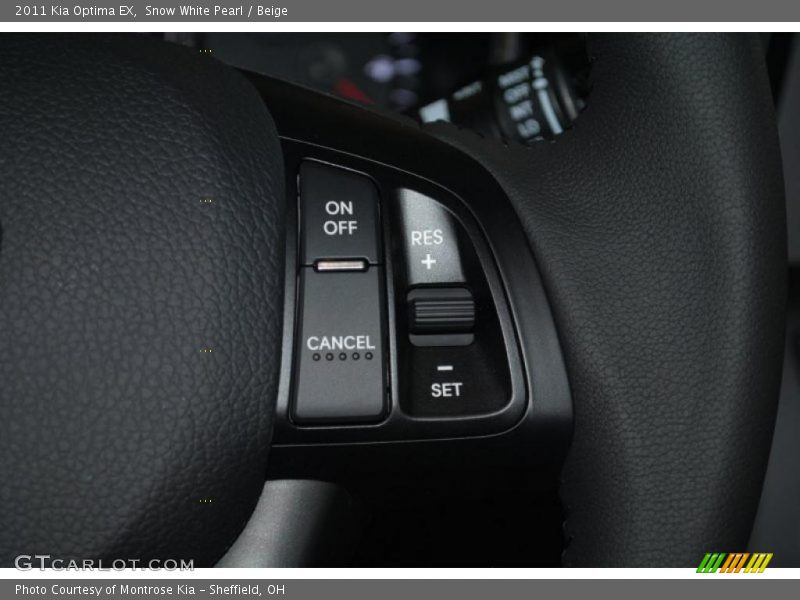 Snow White Pearl / Beige 2011 Kia Optima EX