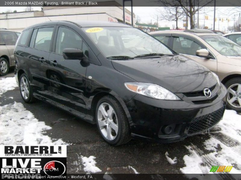 Brilliant Black / Black 2006 Mazda MAZDA5 Touring