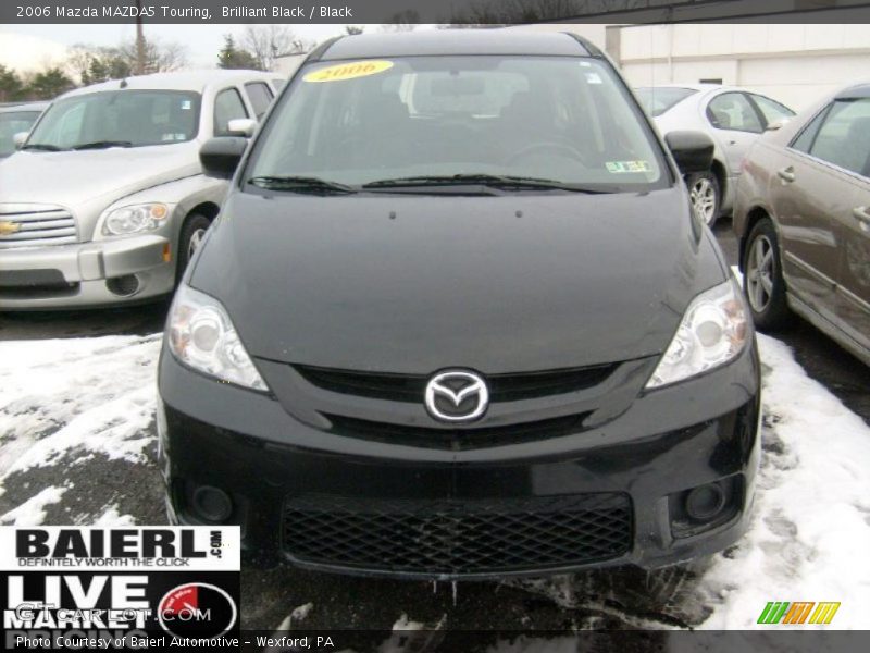 Brilliant Black / Black 2006 Mazda MAZDA5 Touring