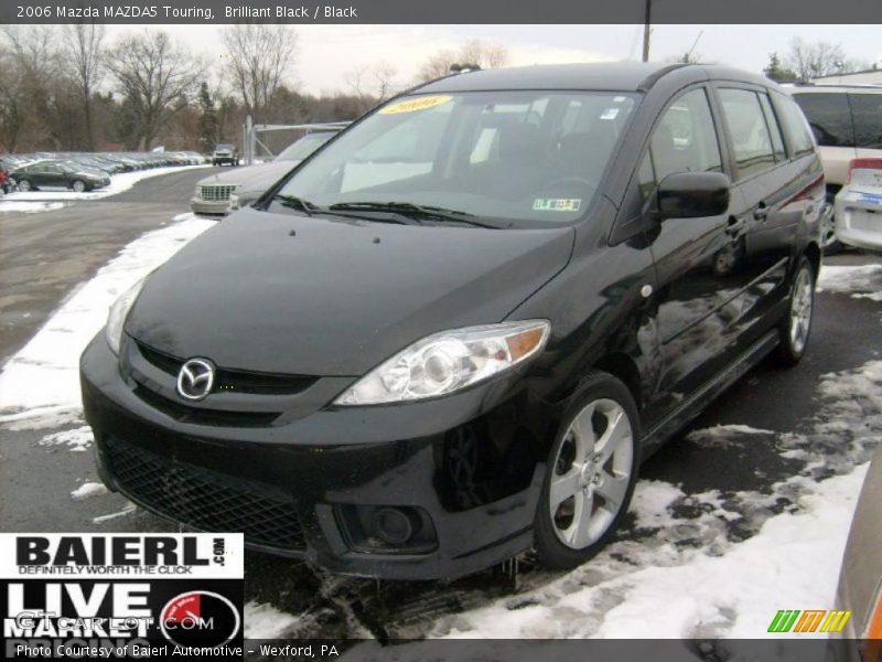 Brilliant Black / Black 2006 Mazda MAZDA5 Touring