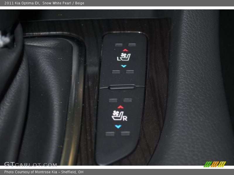Snow White Pearl / Beige 2011 Kia Optima EX