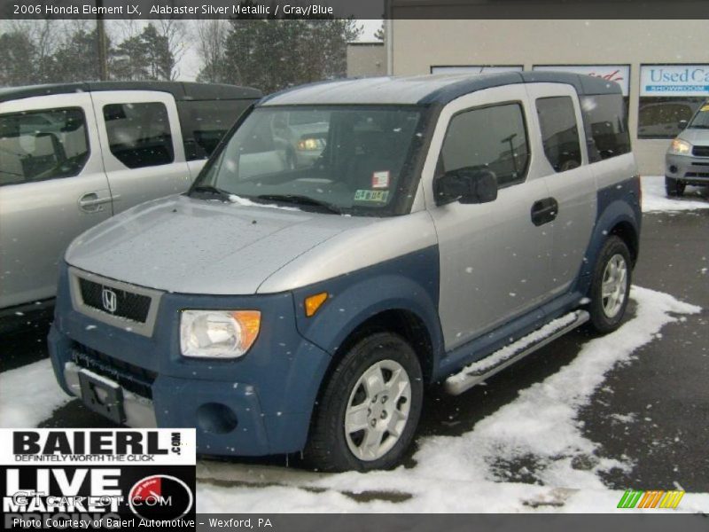 Alabaster Silver Metallic / Gray/Blue 2006 Honda Element LX