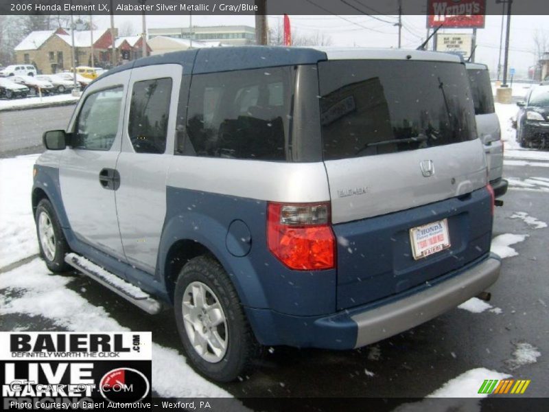 Alabaster Silver Metallic / Gray/Blue 2006 Honda Element LX