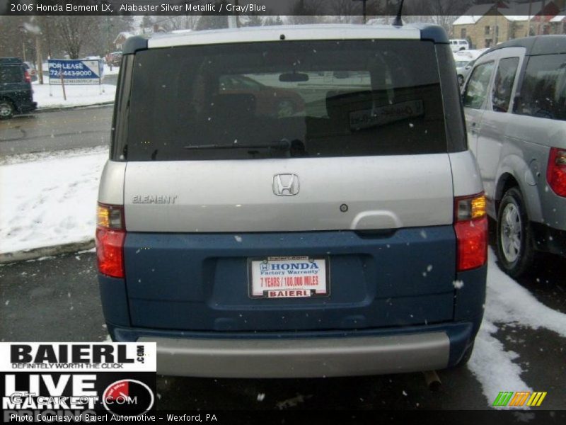 Alabaster Silver Metallic / Gray/Blue 2006 Honda Element LX