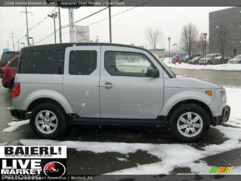 Alabaster Silver Metallic / Gray/Black 2008 Honda Element EX AWD