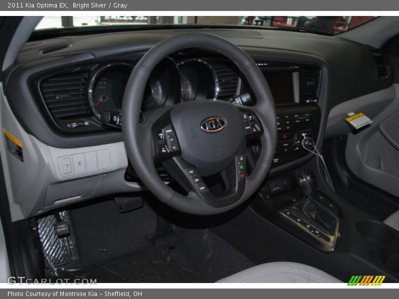 Bright Silver / Gray 2011 Kia Optima EX