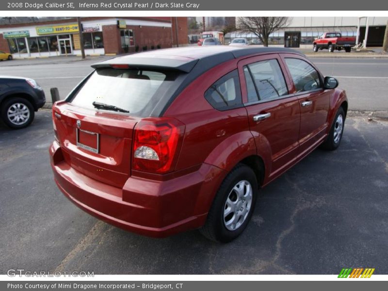 Inferno Red Crystal Pearl / Dark Slate Gray 2008 Dodge Caliber SE